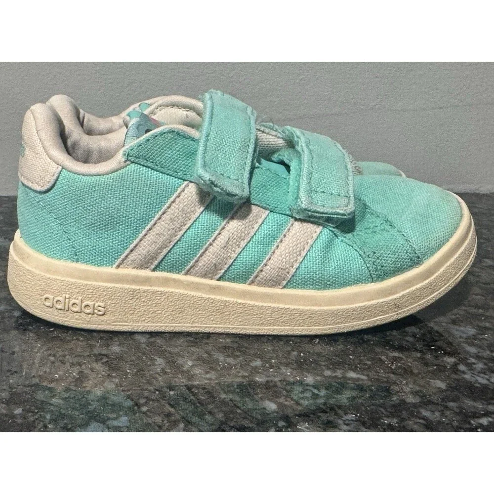 Adidas x Star Wars Grand Court Grogu Kids Yoda Tennis Shoes Toddler Size US 8.5K